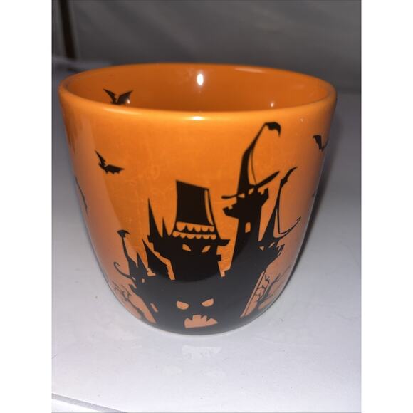 Rare Disneyland Halloween Mickey Mouse Vampire Boo To You Coffee Mug Cup Lustre - Picture 4 of 7
